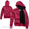 Fox W Framed Sherpa hoody pink, ružová, L