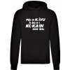 Pijem kávu lebo ... mikina pánske Black