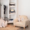 Atmosphera for kids Detské kreslo odtiene béžovej