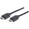 MANHATTAN kábel High Speed HDMI 4K, 3D, samec na samca, tienený, čierny, 1,8 m 306119