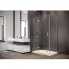 Besco VIVA 195O Obdĺžnikový sprchový kút 120x80x195cm, Ľavý, rám Chróm Al, sk.číre 8mm BCV