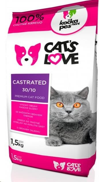 Cat\'s love Castrated 1,5 kg