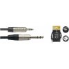 Stagg NAC2MPSPSR, propojivací kabel Jack 3,5 mm - Jack 6,3 mm stereo, 2m