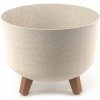 PROSPERPLAST Kvetináč GRACIA STANDARD ECO WOOD 38cm biely