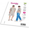 Strih Burda 5640 - Pánska košeľa a šortky