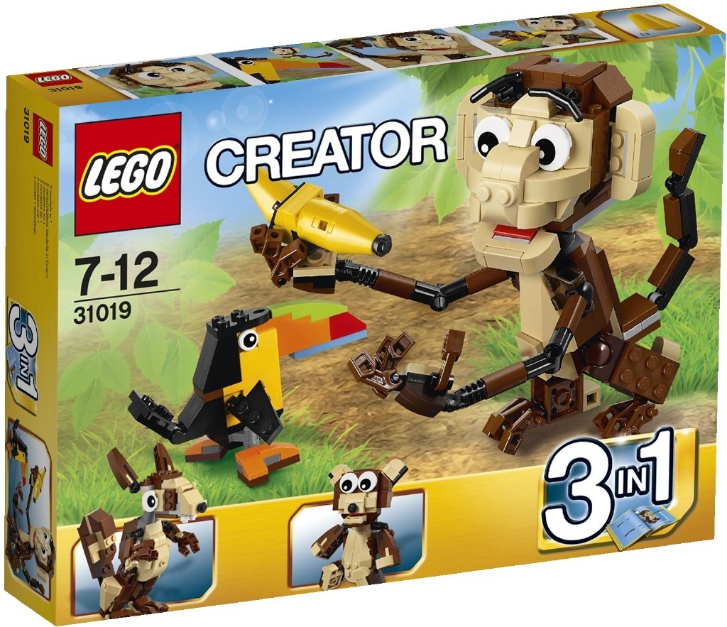 LEGO® Creator 31019 Zvieratká z džungle od 84,9 € - Heureka.sk