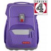 Školská aktovka pre prváčikov - 4 dielny set, Step by Step BASIS Purple Konfetti, AGR