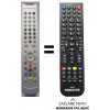 Predátor BUSH LCD32TV005HD náhradný diaľkový ovládač iného vzhľadu