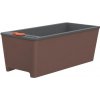 Samozavlažovací hrantík 58 5x24 5x21cm 12L - 6L nádoba na vodu hnedá Plast