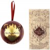 Cinereplicas Vianočná guľa Harry Potter s puzzle Záškodnícka mapa