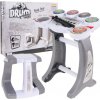 Majlo Toys Detské elektronické bicie so 6 bubienkami a stoličkou Drum King