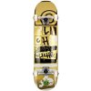 skateboard CLICHE LETTER PRESS COMPLETE Gold 7.75