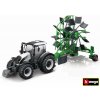 Bburago - FARMLAND, Valtra N174 s rotačnými hrabľami, 10 cm