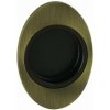Mariani MI - Mušľa DUE 84 x 60 mm - oválna Typ otvoru: bez otvoru BRM - bronz matný (YEB)