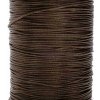 Pro Háčkování Bavlněná voskovaná šňůrka hnědá 5 m