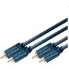 PREMIUMCORD ClickTronic HQ OFC kabel 2x CINCH - 2x CINCH RCA, M/M, 3m CLICK70380
