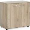 Economy Policová skriňa BASIC, otvorená, 80x40x76,5cm, dub Somona