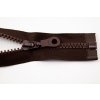 Deliteľný kostený zips - dĺžka (30 - 95 cm) - rôzne farby 30 cm Hnedá