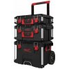 MILWAUKEE 4932464244 systém 3 kufríka PACKOUT, nárazuvzdorný polymér, IP65, vozík