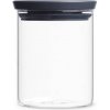 Dóza na potraviny 600 ml, stohovateľné, sklo, Brabantia