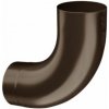 Koleno zvodové 85° KJG pozink - farebný - RAL 8028 Testa di Moro, Ø 80 mm - RAL 8028 Testa di Moro - Ø 80 mm