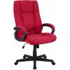 Kancelárske kreslo XL látka Sparta, červená