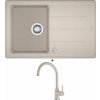 Franke BFG 611-78 sahara s excentrom + Franke FC 6018.082 LINA sahara