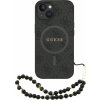 Guess 4G Colored Ring Strap kryt s pútkom a MagSafe pre iPhone 13 - sivý 57983125425