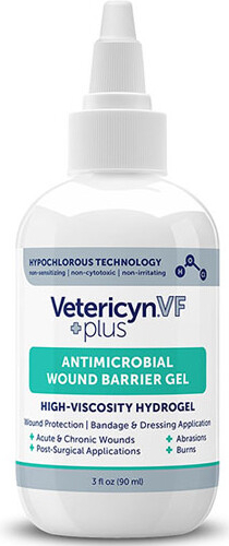 Vetericyn VF antimicrobial wound barrier gel 237 ml