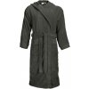 The One Towelling® Unisex župan s kapucňou T1-BH Anthracite L/XL
