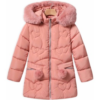 Glo Story Dievčenský zimný kabát Hearts ružový od 54,2 € - Heureka.sk
