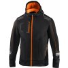 Sparco YORK TECH SOFT-SHELL Softshellová bunda XXL, Čierna-Oranžová