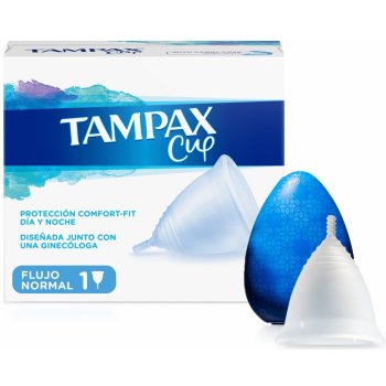 Tampax Menštruačný Kalíšok Regular Flow čirý 1 ks