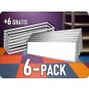V-TAC LED panel 40W, 4800lm, 120x30cm + kryty pre uchytenie/6-PACK! Farba svetla: Studená biela