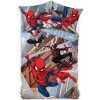 Carbotex · Posteľné obliečky Spiderman - motív Cez paralelné svety - 100% bavlna renforcé - 70 x 90 cm + 140 x 200 cm