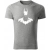 T-ričko Batman pánske tričko Farba trička: Tmavosivá, Farba potlače: Biela, Veľkosť: XL