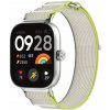 eses Nylonový remienok pre Xiaomi Redmi Watch 4, 5, 6 a Smart Band 8 Pro a 9 Pro - Žlto šedý