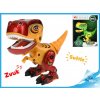 Mikro trading Dinosaurus 14cm kov na baterie se světlem a zvukem 2barvy v krabičce