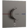 Hansgrohe ShowerSelect Comfort - Termostatická batéria pod omietku, kefovaný čierny chróm 15575340
