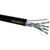 Solarix SXKD-5E-FTP-PE-SAM Venkovní instalační kabel CAT5e FTP drot PE samonosný 305m / box