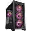ASUS case TUF GAMING CASE (GT302) TG, Mid Tower, 4x 140mm ARGB Fan, černá 90DC00I0-B19000