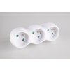 Rozdvojka 3x10A s podperou biela P101 SOLIGHT
