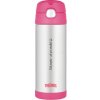 Thermos FUNtainer - detská termoska so slamkou a vlastným popisom -ružová 470 ml Veľkosť: ks