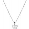 Hot Diamonds Pôvabný strieborný náhrdelník s motýlikom flutter DP911