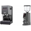 Gaggia New Classic E24, grey + Eureka Atom W 65, grey