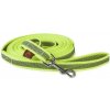 Firedog Pogumované vodítko 20 mm 1,2 m s rúčkou neónovožlté