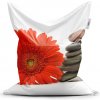 Sablio Sedací vak Gerbera s kameňmi - 200x140 cm