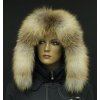 Špongr Kožušinový lem na kapucni z goldplatinovej líšky - 7078