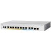 Cisco switch CBS350-8MGP-2X-EU (6xGbE,2x2,5GbE,2xMultigigabit/SFP+ combo,8xPoE+,124W,fanless) - REFRESH (CBS350-8MGP-2X-EU-RF)