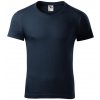 Malfini Slim fit V-NECK Pánske tričko 146 námorná modrá XXL